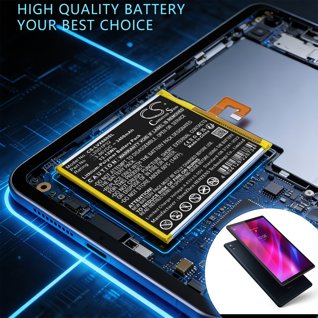 Batteria Sostituisce Lenovo L20D1P32