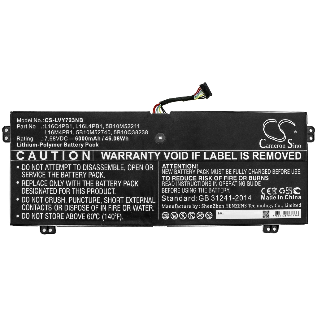 Battery Replaces 5B10M52211