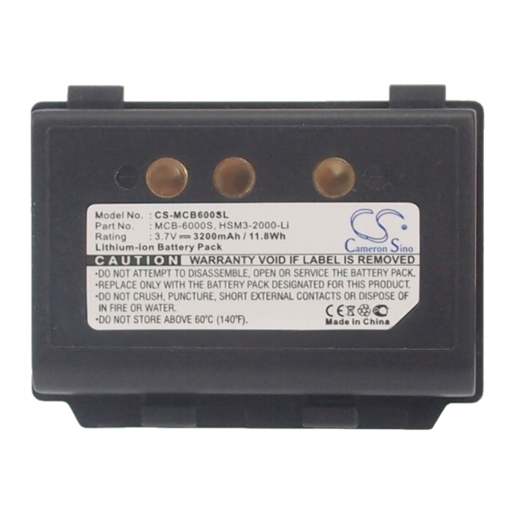 Batterie Sostituisce MCB-6000S