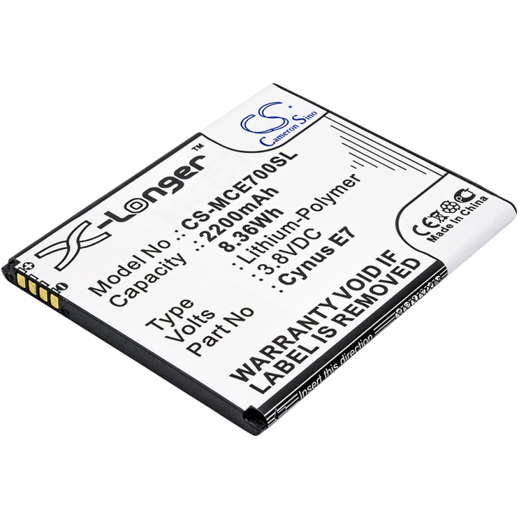 Sostituzione della batteria compatibile per Mobistel CYNUS E7