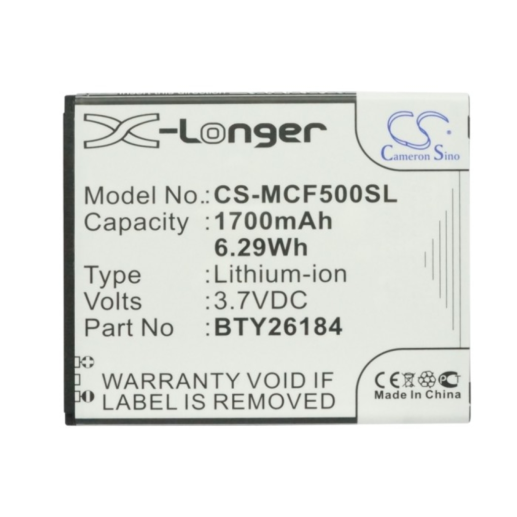 Sostituzione della batteria compatibile per Mobistel BTY26184,BTY26184MOBISTEL/STD
