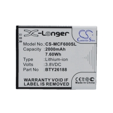 Sostituzione della batteria compatibile per Mobistel B01-E500,BTY26188,BTY26188MOBISTEL/STD