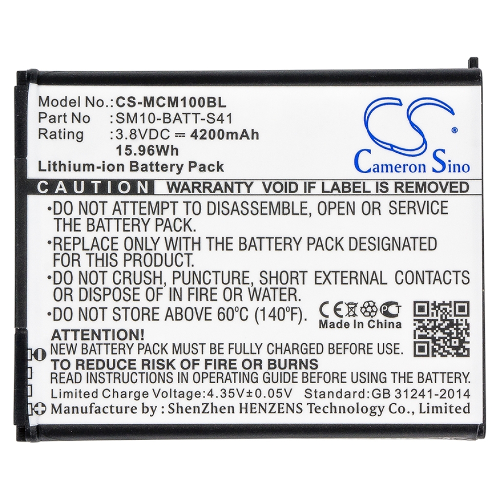 Sostituzione della batteria compatibile per M3 Mobile SM10-BATT-S41