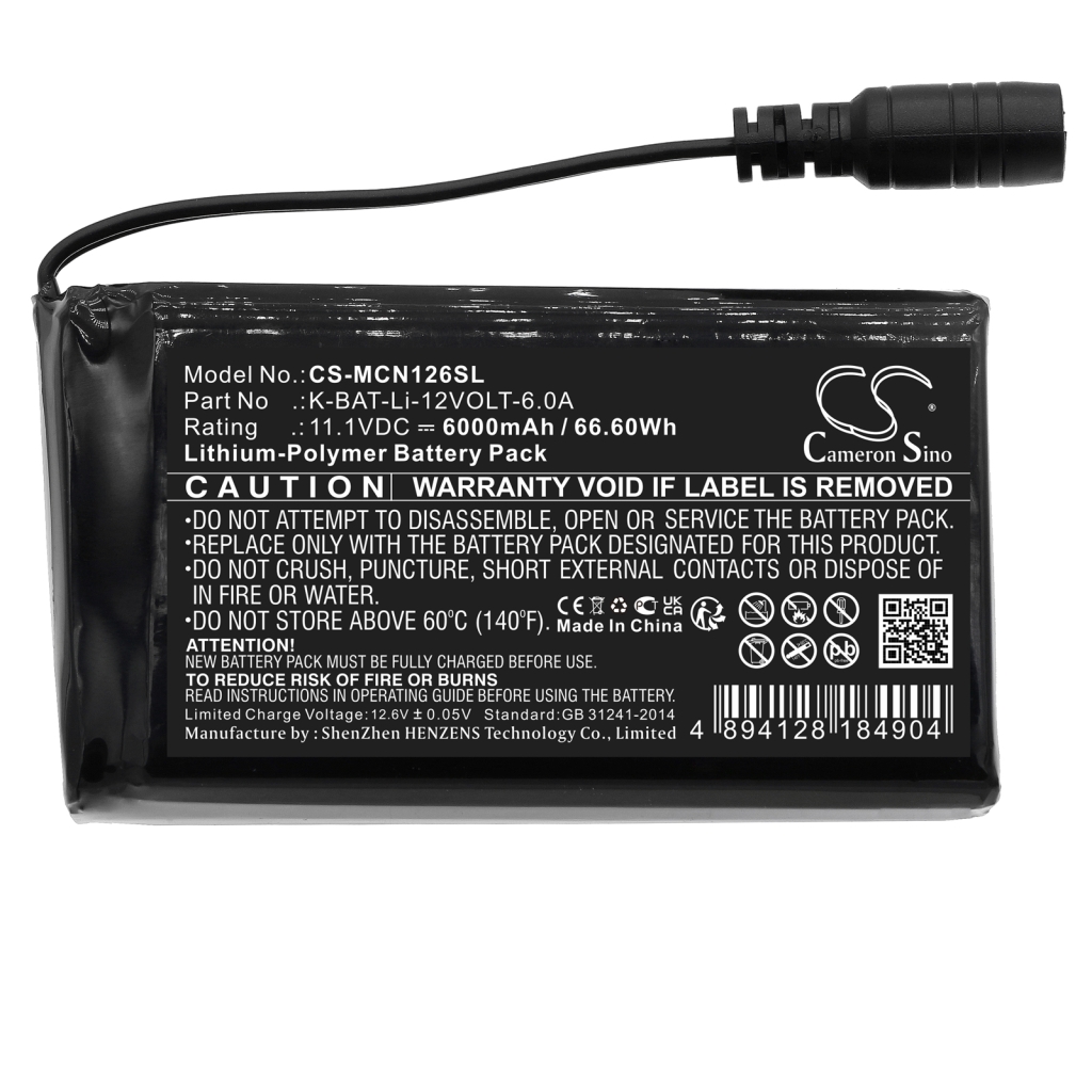 Batterie Clothes battery CS-MCN126SL