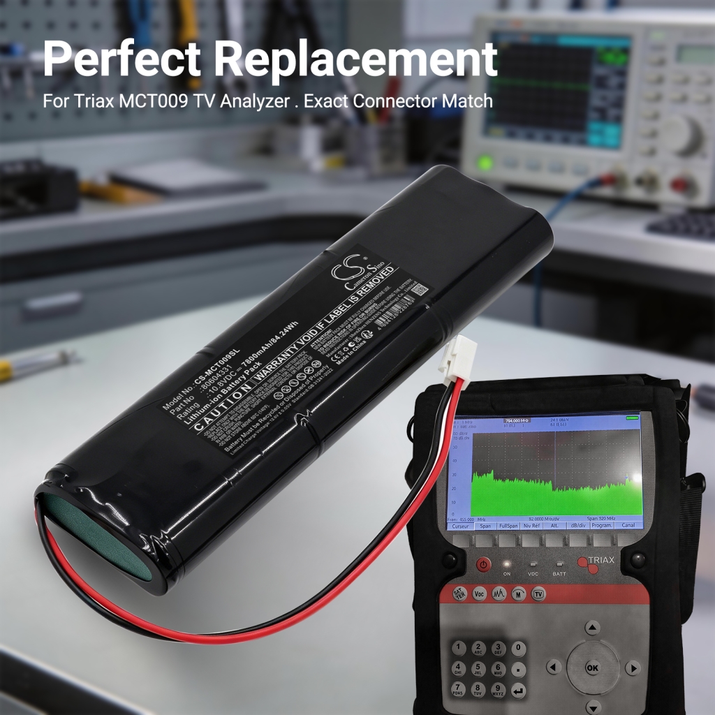 Batteria compatibile con Triax CS-MCT009SL