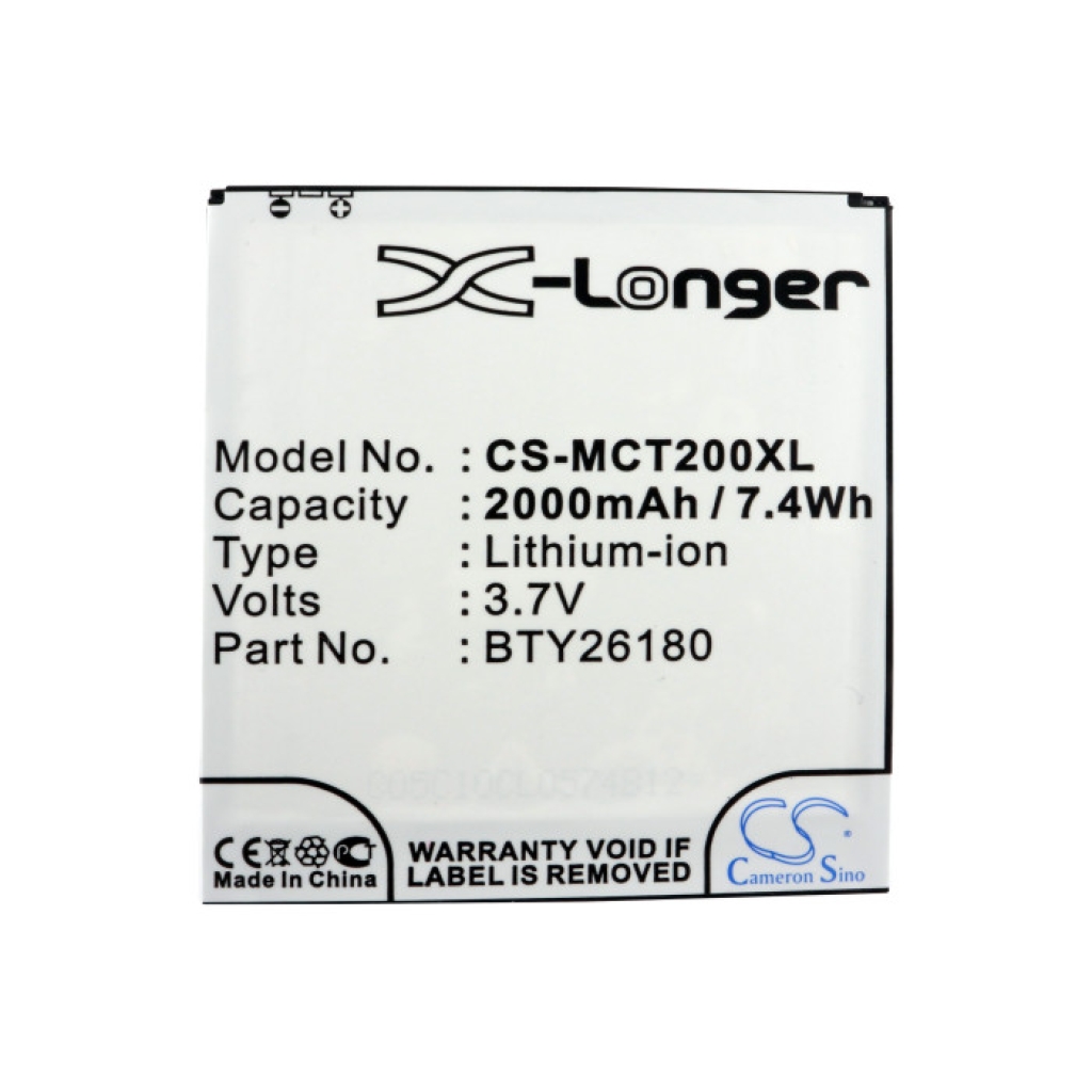 Sostituzione della batteria compatibile per Mobistel BTY26180,BTY26180MOBISTEL/STD