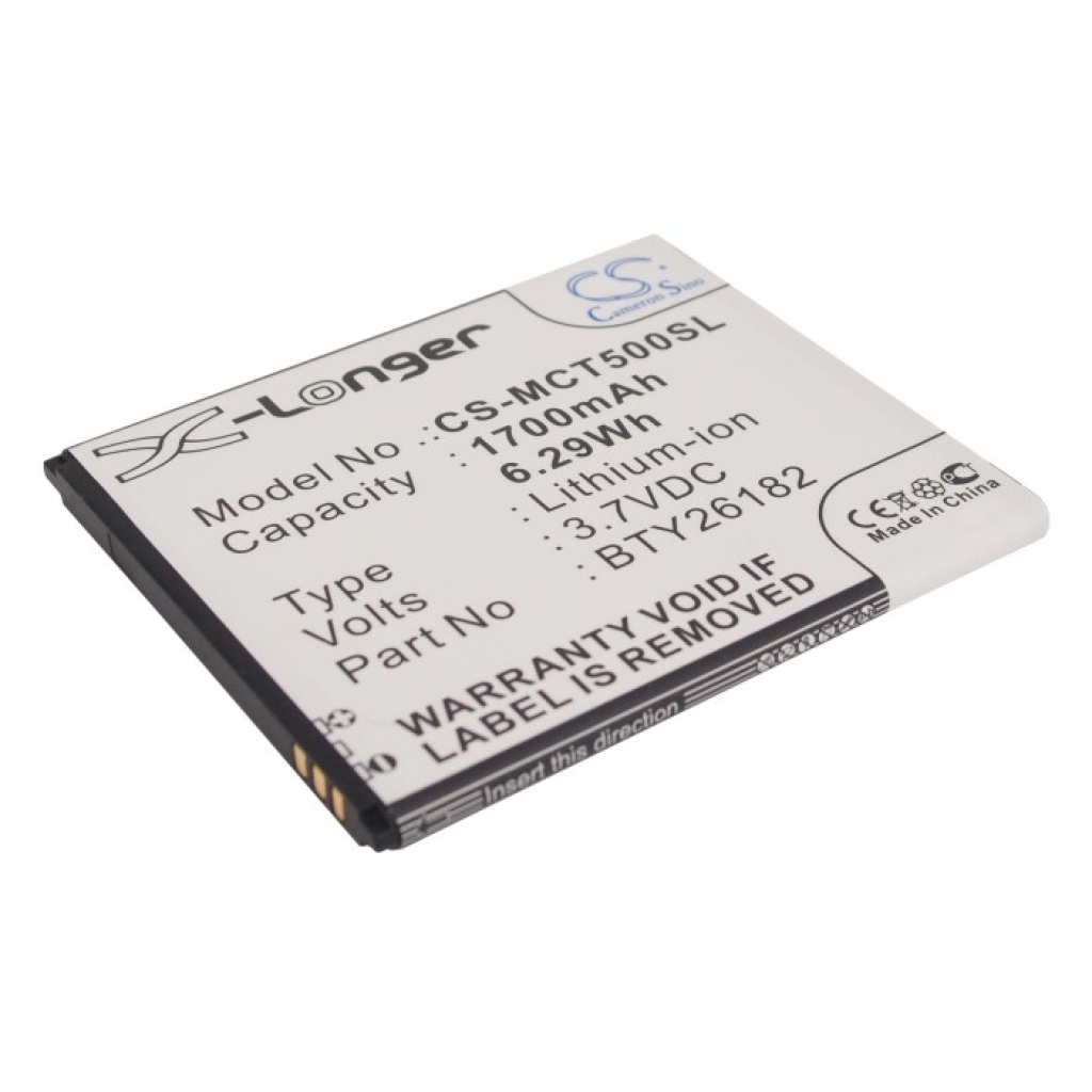 Sostituzione della batteria compatibile per Myphone BTY26182,BTY26182MOBISTEL/STD