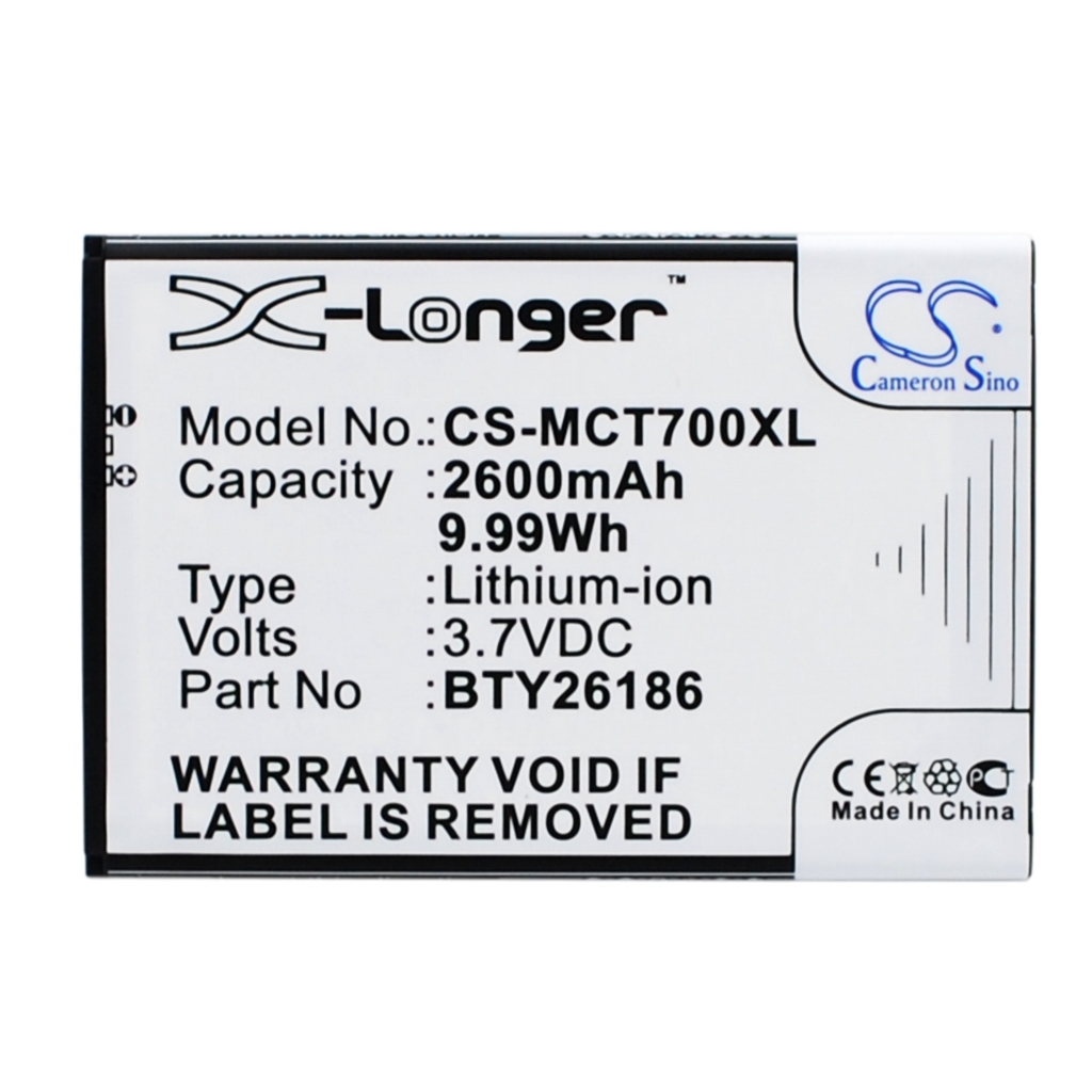Sostituzione della batteria compatibile per Mobistel BTY26186,BTY26186MOBISTEL/STD