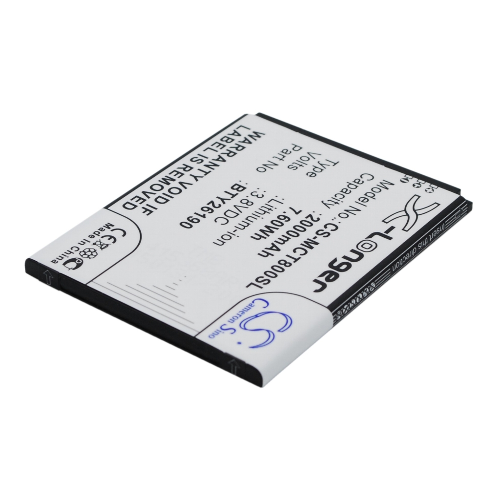 Sostituzione della batteria compatibile per Mobistel BTY26190,BTY26190MOBISTEL/STD,CYNUS T8