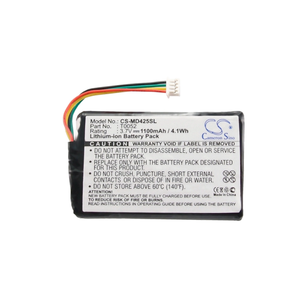 Batteria GPS, navigatore Medion P4425 (CS-MD425SL)