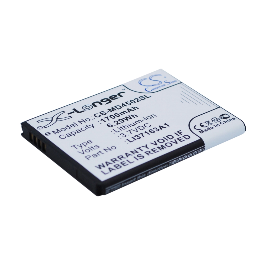 Batterie Batteria del telefono cellulare CS-MD4502SL