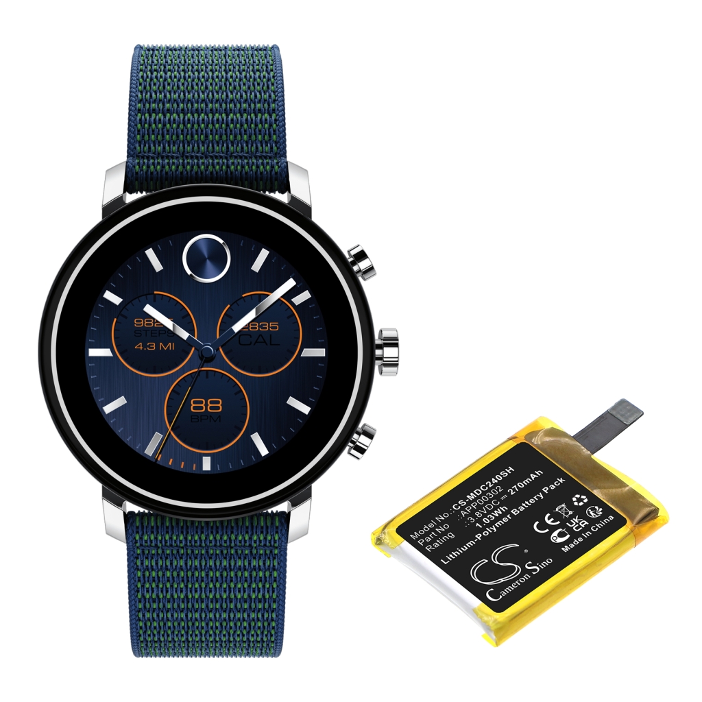 Batteria dello Smartwatch Movado CS-MDC240SH