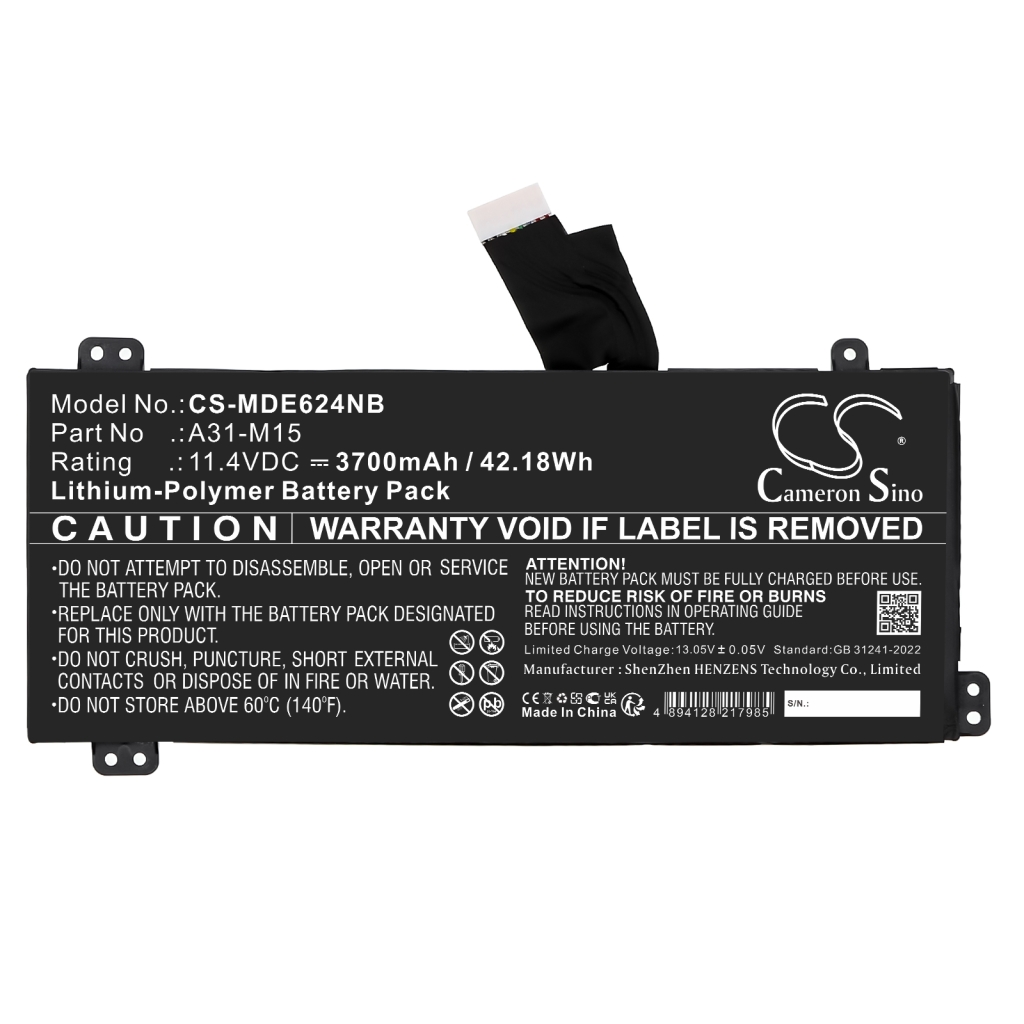 Batteria notebook Medion CS-MDE624NB
