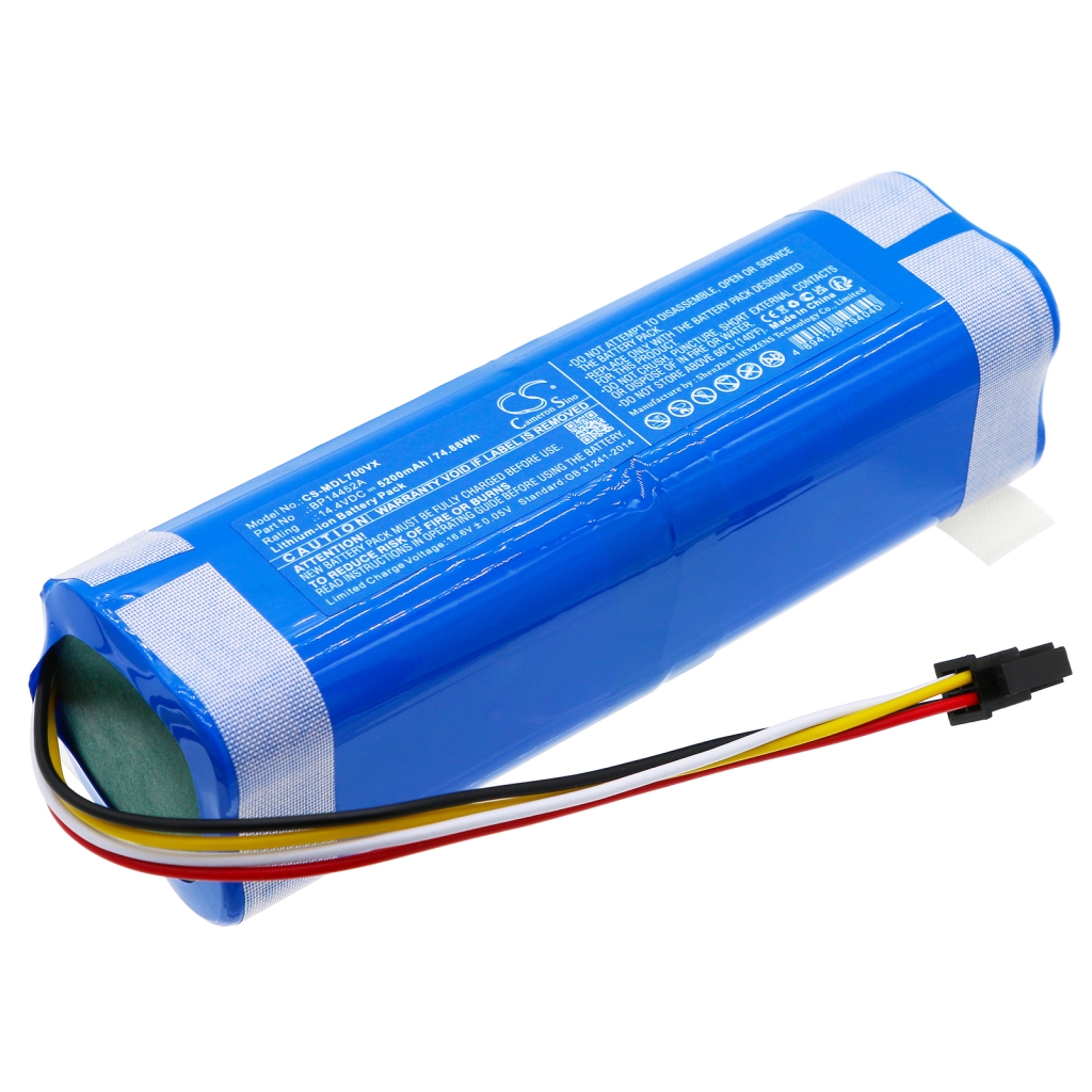Sostituzione della batteria compatibile per Midea BP14452A,BP14452B