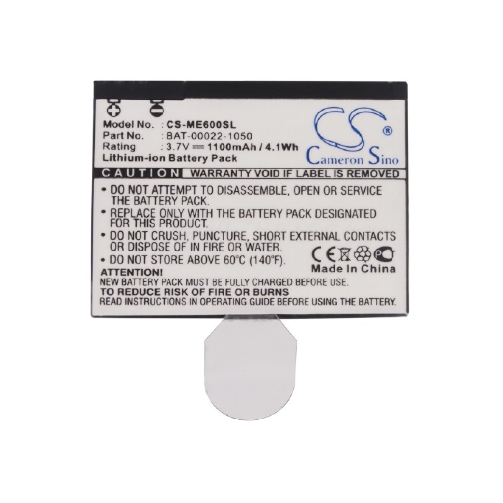 Batterie Batteria GPS, navigatore CS-ME600SL