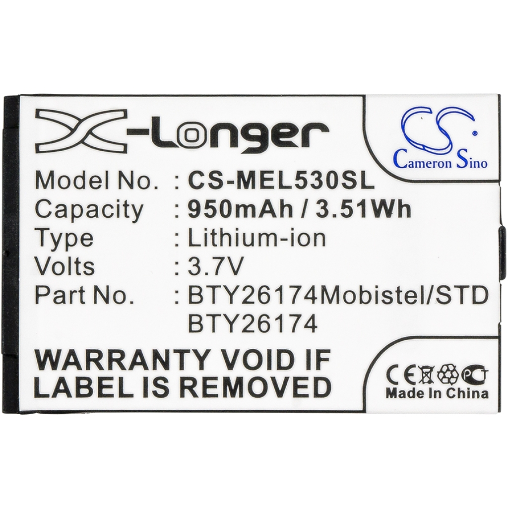 Sostituzione della batteria compatibile per Mobistel BTY26174,BTY26174MOBISTEL/STD