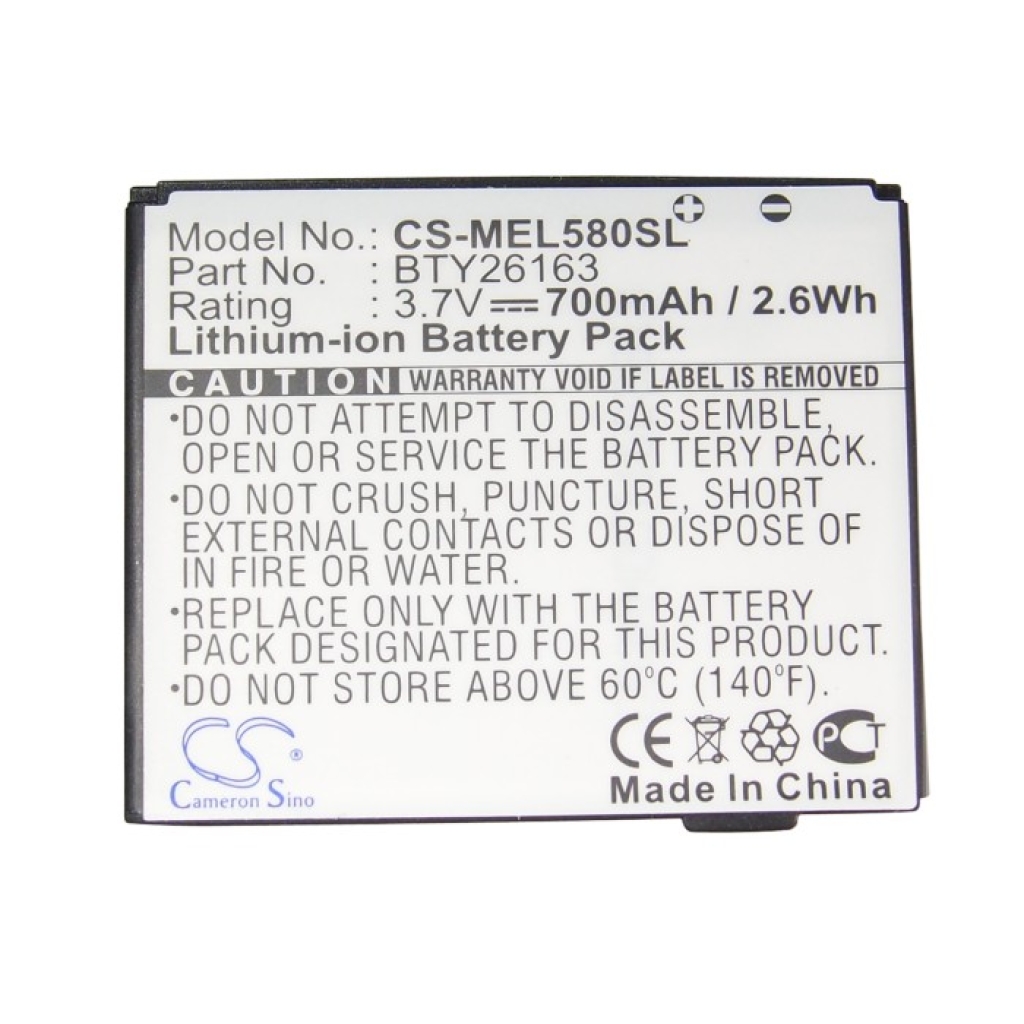 Sostituzione della batteria compatibile per Mobistel BTY26163,BTY26163ELSON/STD