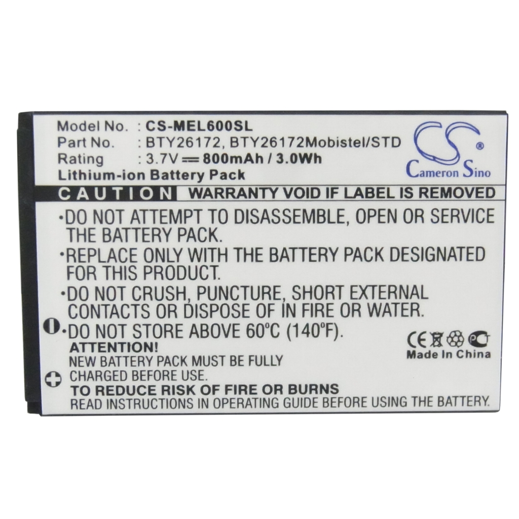 Sostituzione della batteria compatibile per Mobistel BTY26172,BTY26172MOBISTEL/STD
