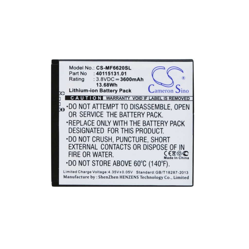 Batterie Sostituisce 40115131.01