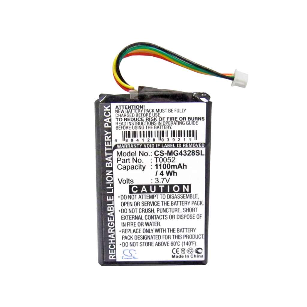 Batteria GPS, navigatore Typhoon CS-MG4328SL