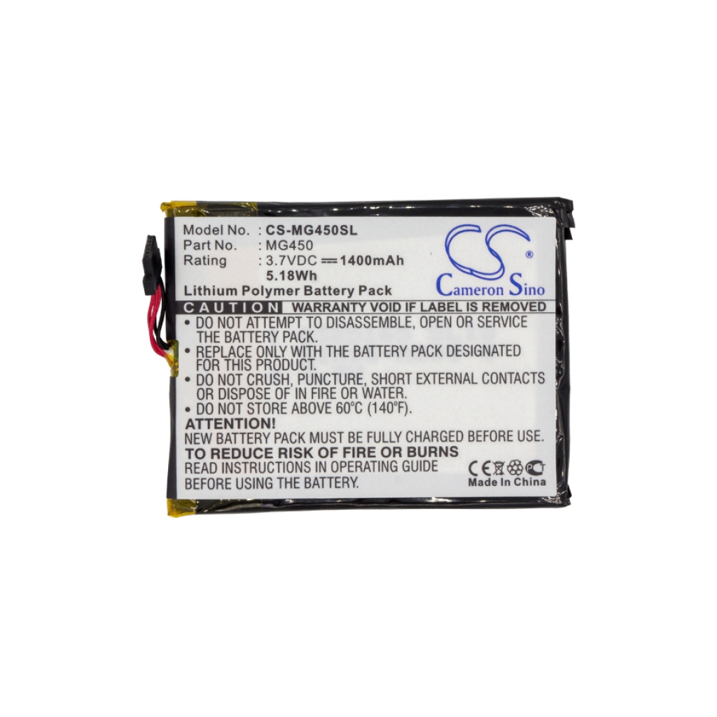 Batteria per Typhoon MyGuide 4500 SD
