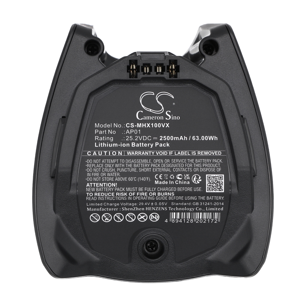 Batteria a vuoto Miele CS-MHX100VX