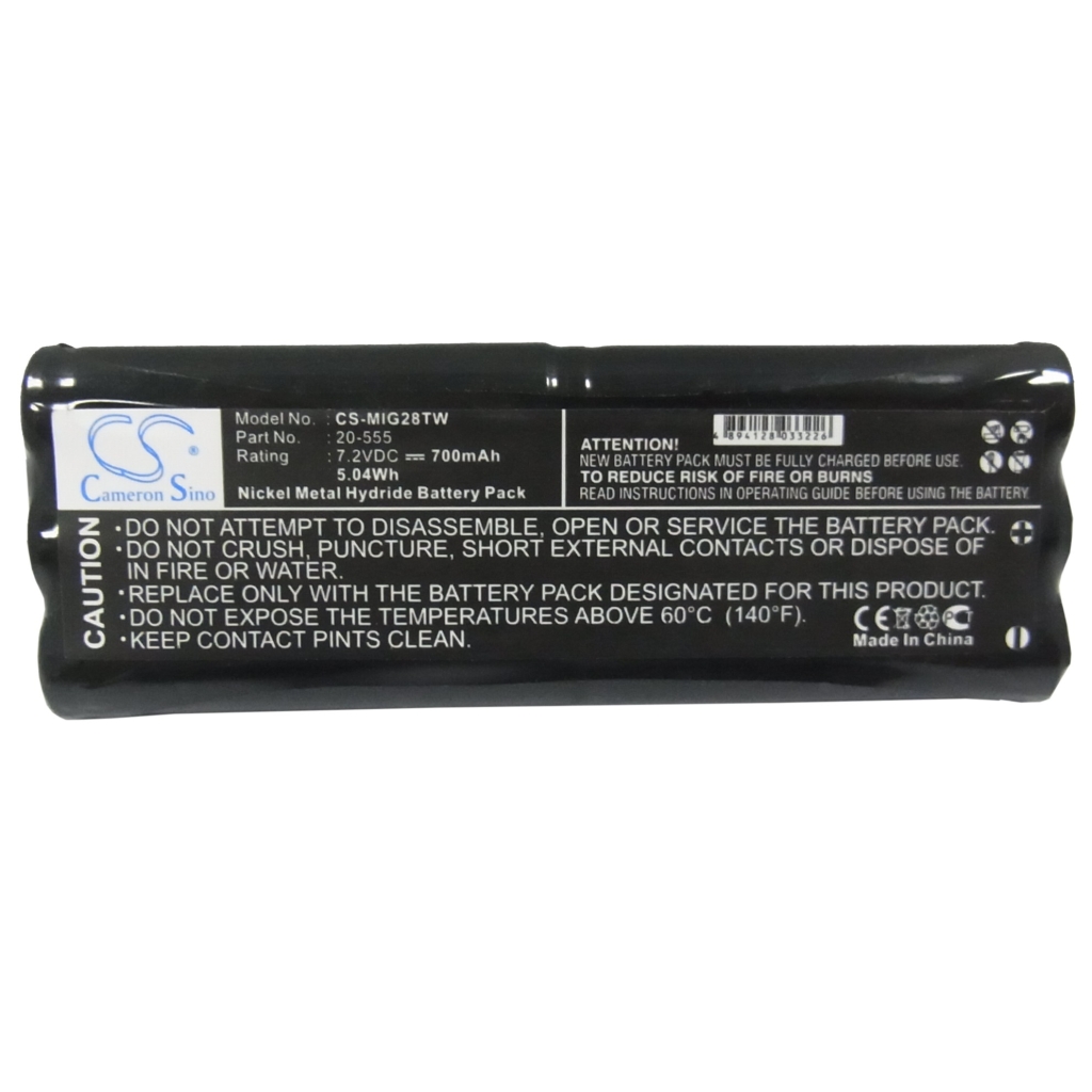 Sostituzione della batteria compatibile per Midland 20-555