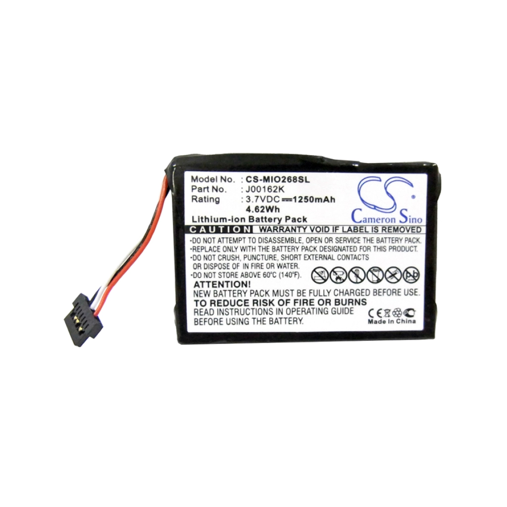 Batteria GPS, navigatore Mitac Mio C310 (CS-MIO268SL)