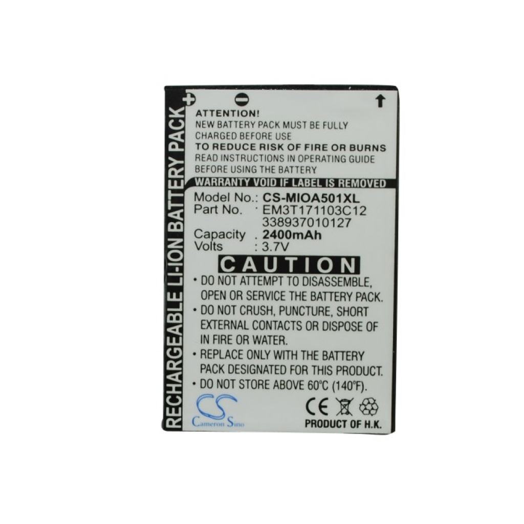 Batteria compatibile con Mitac CS-MIOA501XL