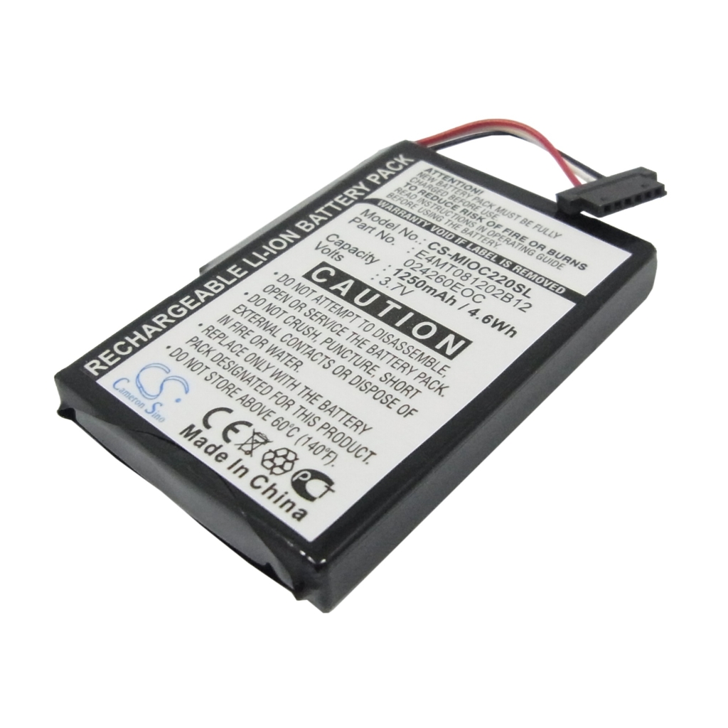 Batteria GPS, navigatore Mitac Mio C230 (CS-MIOC220SL)