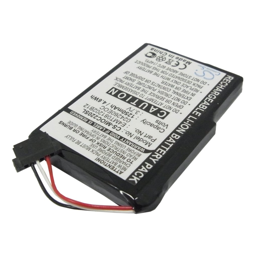 Batteria GPS, navigatore Mitac Mio C230 (CS-MIOC220SL)