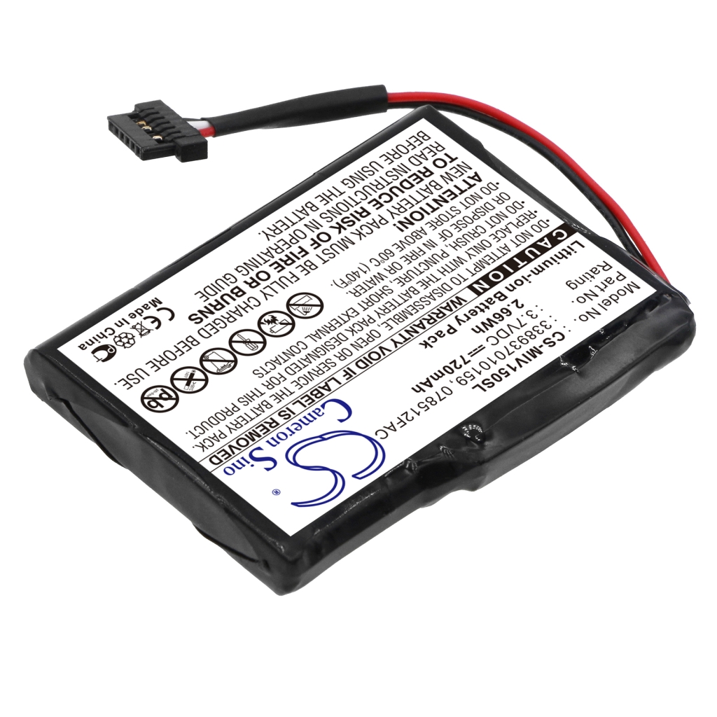 Sostituzione della batteria compatibile per Mitac 078512FAC,338937010159