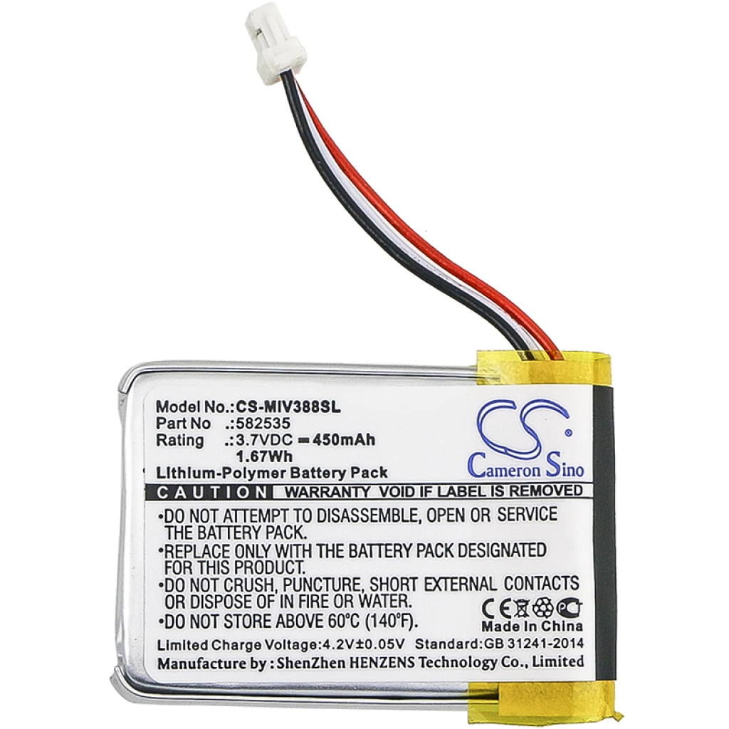 Batteria per telecamera di sicurezza domestica Abee V35 (CS-MIV388SL)