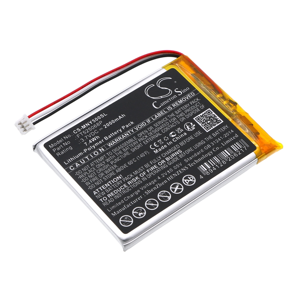 Batterie Batteria del telefono cellulare CS-MNY500SL