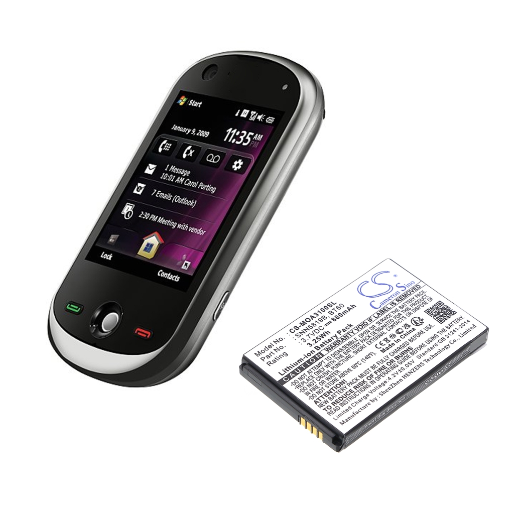 Motorola Batteria radio bidirezionale CS-MOA3100SL