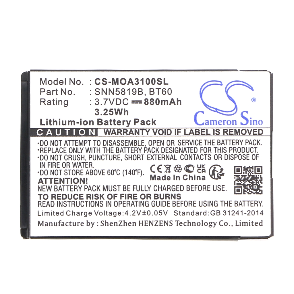 Batterie Sostituisce SNN5819