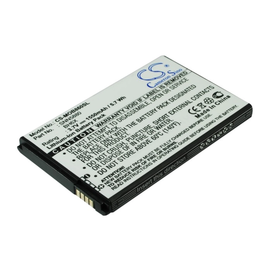 Batterie Batteria del telefono cellulare CS-MOB860SL