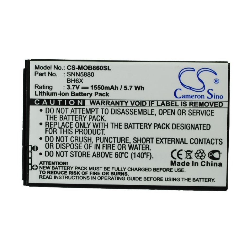 Batterie Sostituisce BH6X