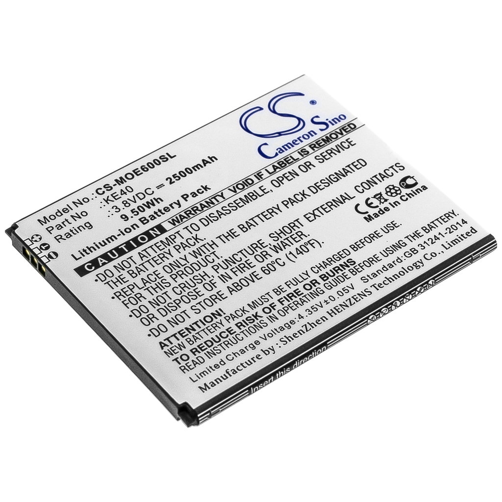 Batterie Sostituisce KE40