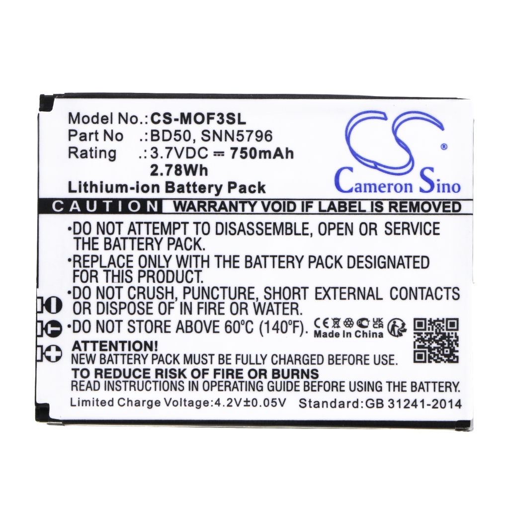 Batterie Sostituisce SNN5796A