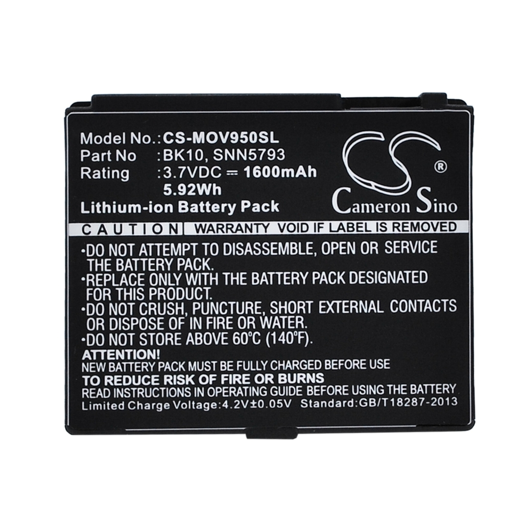 Batteria del telefono cellulare Motorola CS-MOV950SL