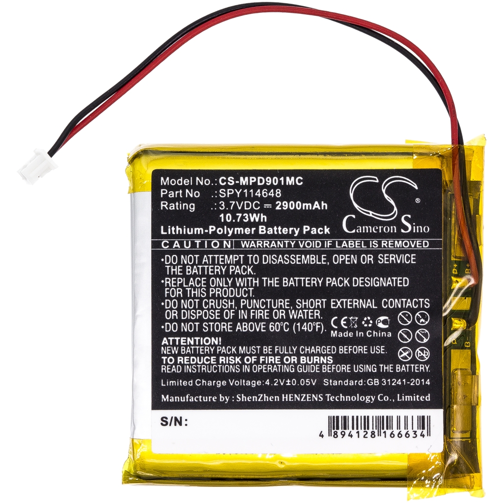 Sostituzione della batteria compatibile per Marantz SPY114648