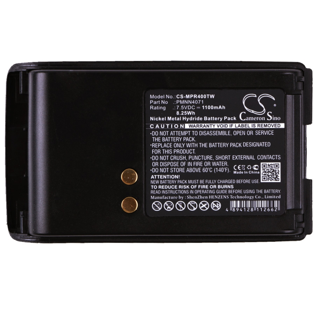 Batteria radio bidirezionale Motorola CS-MPR400TW
