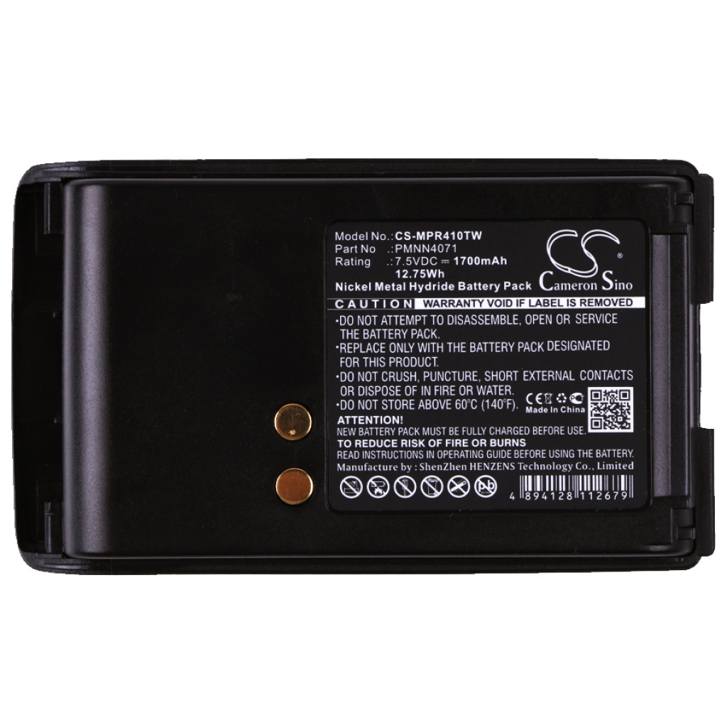 Batteria radio bidirezionale Motorola CS-MPR410TW