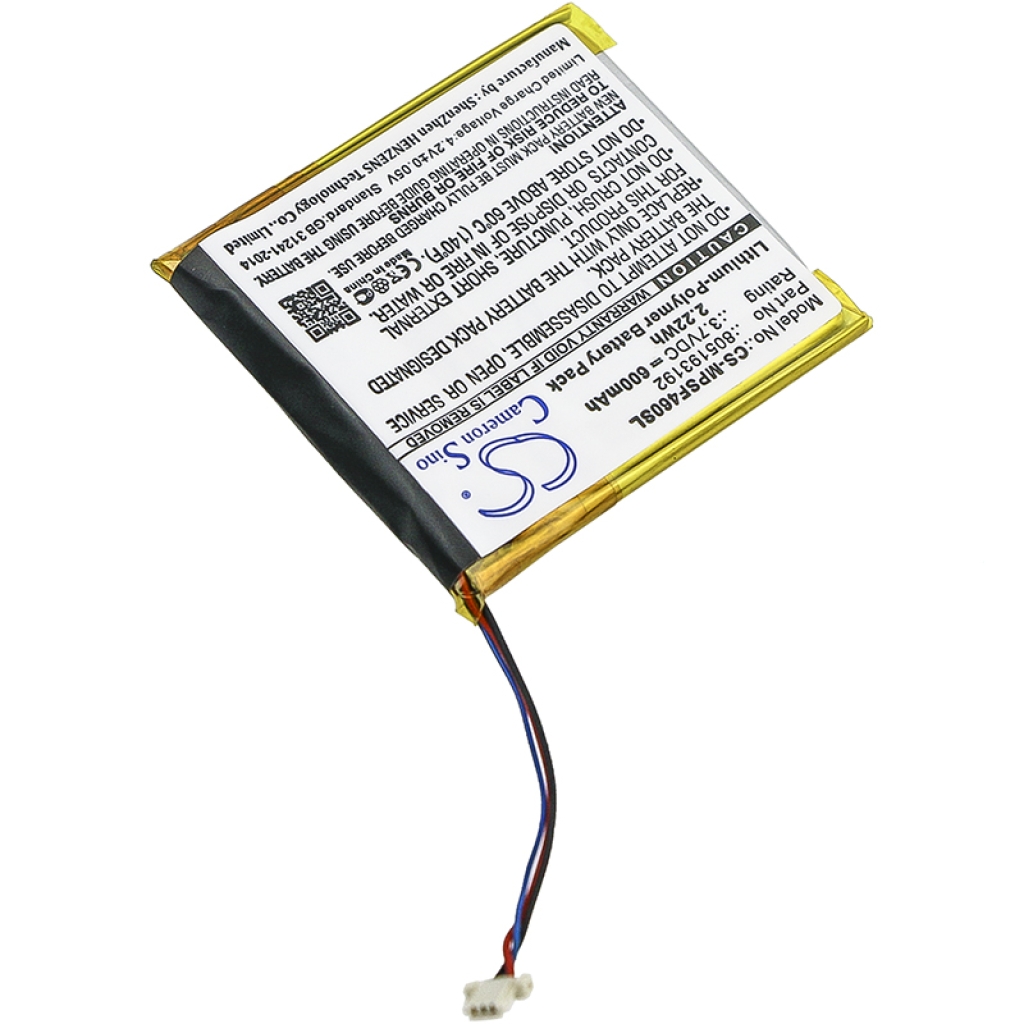 Batteria MP3, MP4, PMP SanDisk CS-MPSF460SL