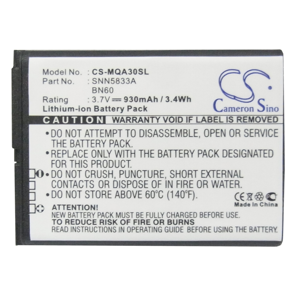 Batterie Sostituisce SNN5833A