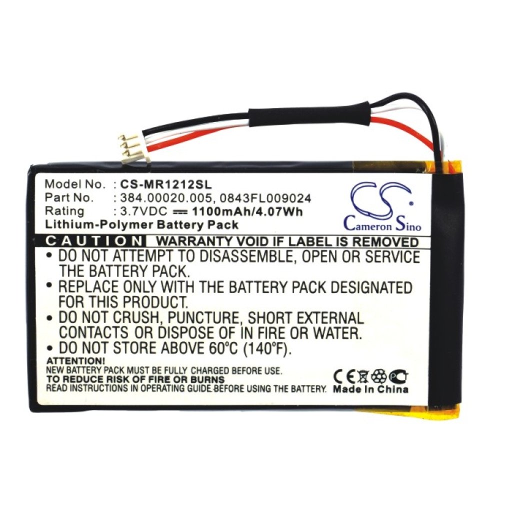 Batterie Sostituisce 5390-B001-0780