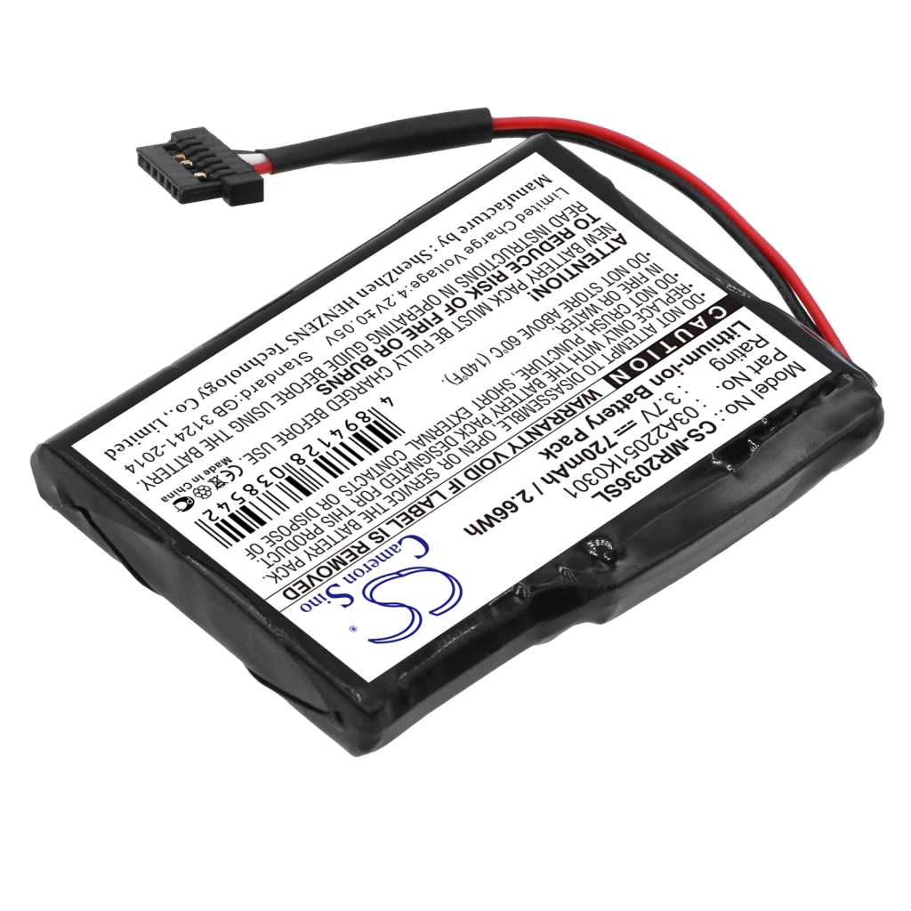 Batteria GPS, navigatore Magellan RoadMate 2035 (CS-MR2036SL)