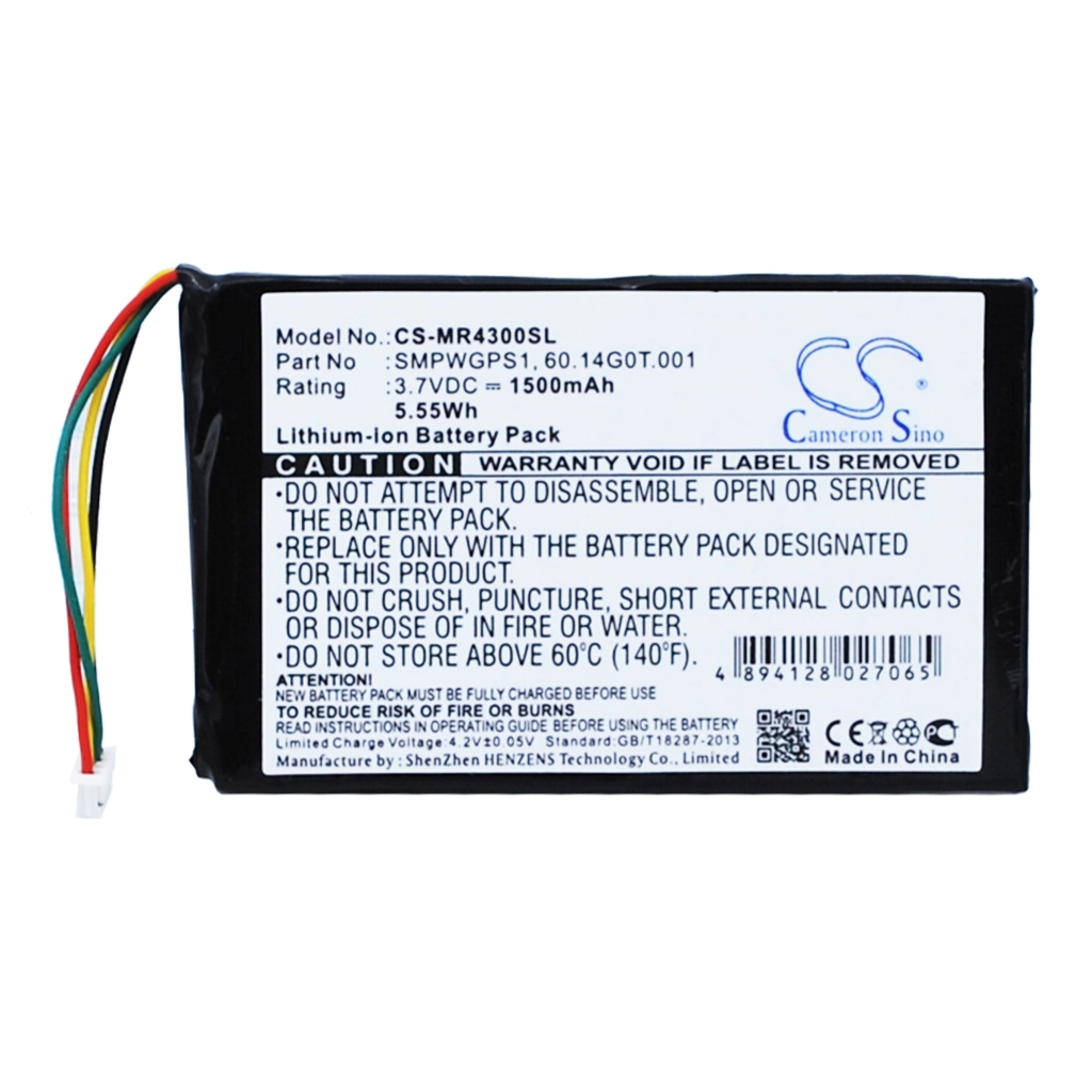 Batterie Sostituisce 60.14G0T.001