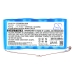 Batterie Batteria a vuoto CS-MRK416VX